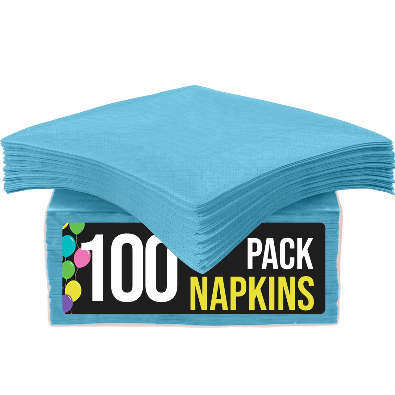 Party Solids Paper Napkins Disposable Everyday 100 Pcs 2 Ply Napkins Paper Everyday For Parties & Party Supplies